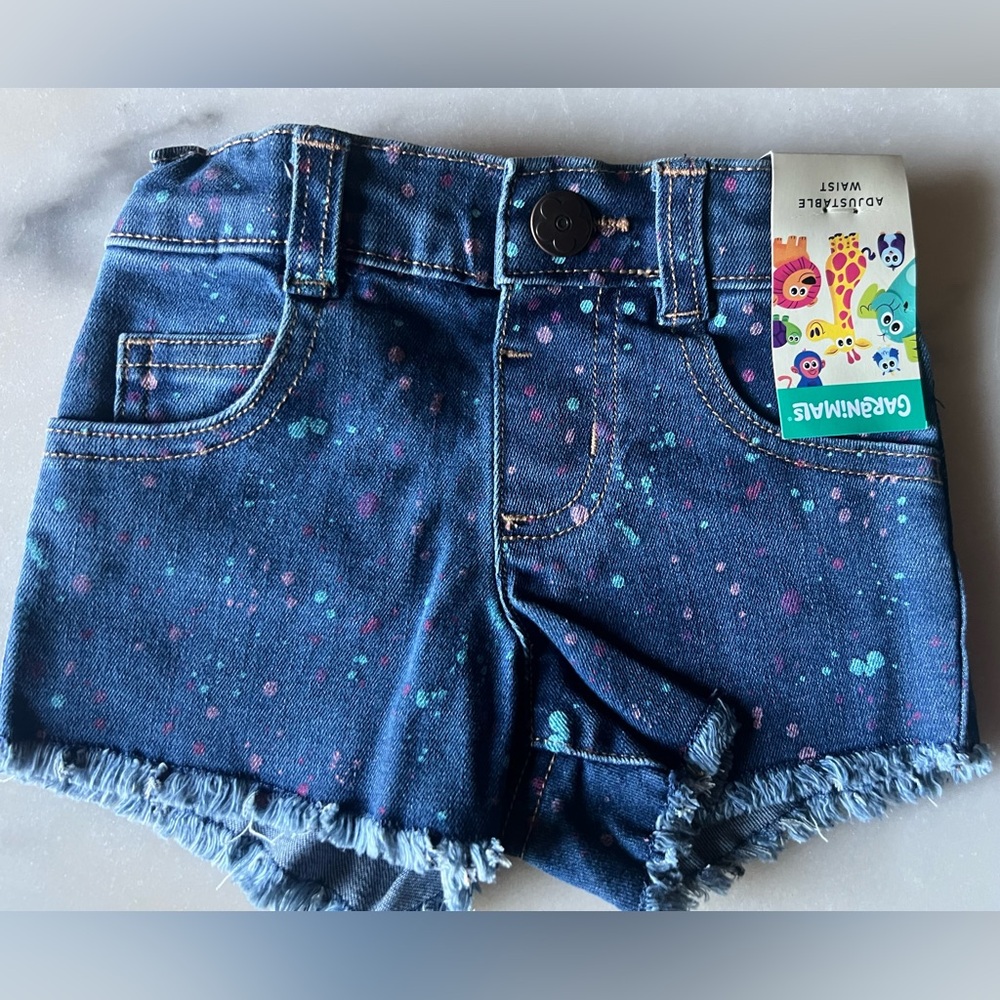 🌟 Garanimals Denim Shorts with Colorful Design